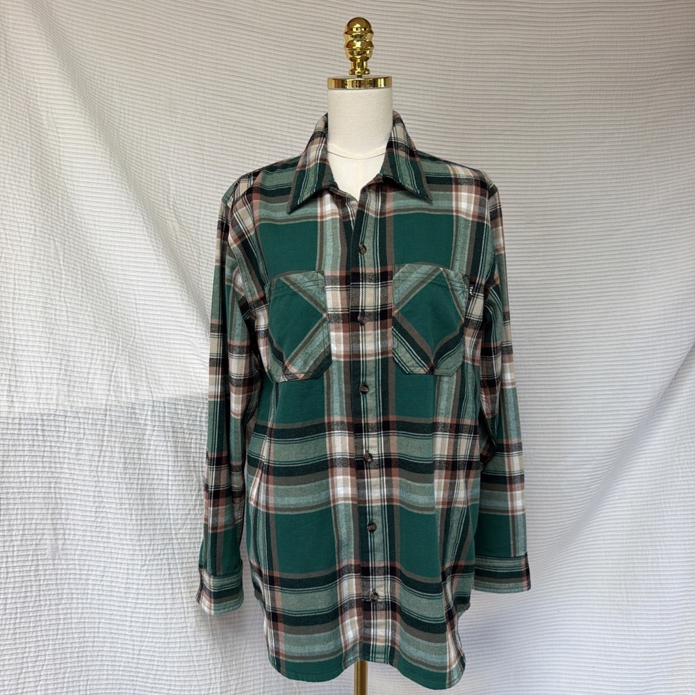 ARITZIA TNA Women Oversized Think Flannel Shirt S Organic Cotton Button Up Plaid